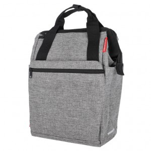 Gepäckträgertasche KLICKfix ROOMY GT twist silver, 25x17x40cm, 12ltr, 1000g