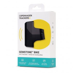 GPS Tracker Copenhagen Gemstone Bike schwarz, inklusive Bikehalterung
