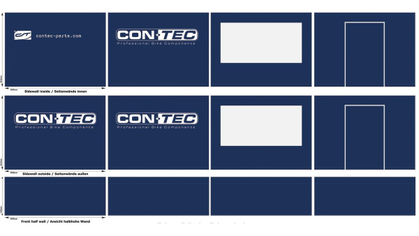 CONTEC CT SEITENWAND PASSEND ZU ZELTDACH