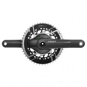 KRG SRAM Red AXS E1 Powermeter 167,5mm,48/35 Z.,Alu/Carb,sw,DUB,DM,Aero