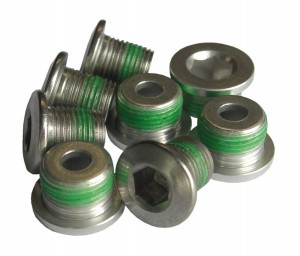 Kettenblattschrauben Truvativ f. SRAM XX M8/M10, silber, 4x2 Stück