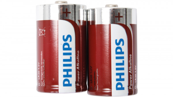 Philips BATTERIE POWERLIFE LR20 MONO 2ER BLISTER