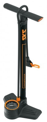 Standpumpe SKS Airkompressor 10.0 DV/SV/AV, 650mm, sz/orange, m. Manometer