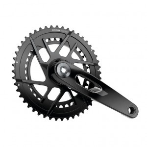 KRG SRAM Rival E1 DUB 160mm,48/35Z,Alu,sw,12-f.,DUB,DM,o.Lager