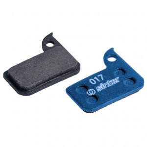 Scheibenbremsbelag Sinter 017 Sram Road organisch, E-Bike, blau, VE=1 Paar