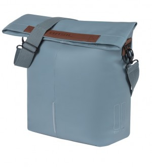 BASIL CITY,FAHRRADSHOPPER VEGAN LEATHER,14-16L,BLAU