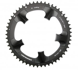 Kettenblatt Stronglight Dura-Ace/E 130mm, 53 Z. außen, ct² Alu, sw, 10/11-f