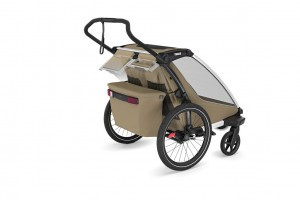 Kinderanhänger Thule Chariot Cross 2 Double, Faded Khaki