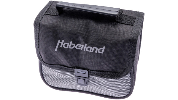 Haberland LENKERTASCHE HABERL.2 L. SCHW./SILB.SCHNALLENBEF.