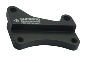 Adapter Shimano für IS-Bremse/IS-Gabel HR, für 203mm, für BRM975-160R