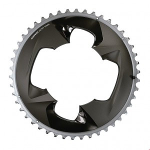 Kettenblatt SRAM Force Road 107mm, 46 Z., Alu, polargrau, 2x12-fach