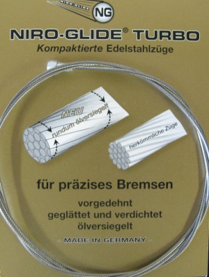 NIRO-GLIDE NIRO GLIDE TURBO BREMSZUG 2050MM, WALZNIPPEL