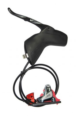 Scheibenbremse SRAM Force1 hydr. HR, links, 1800mm, grau, ohne Scheibe,FM