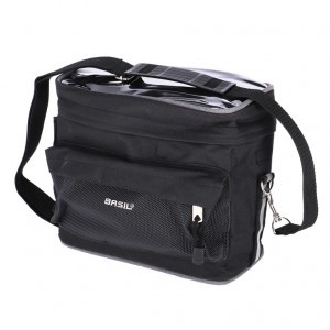 Lenkertasche Basil Mali sw,16,5x26x22cm,8ltr, wasserabweisend