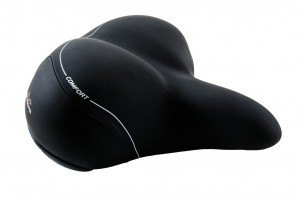 Bequemsattel P&P Comfort 630 schwarz, Uni,265x260 mm, ca. 966g