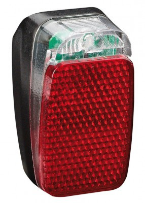LED-Dynamo-Rücklicht BÜCHEL Z-Fire Mini mit Standlicht, Schutzblechbefestigung