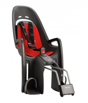Hamax KINDERSITZ HAMAX ZENITH SCHALE GRAU,POLSTER ROT