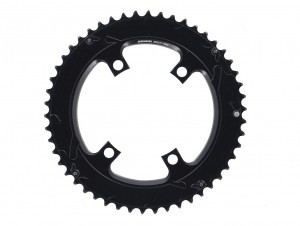 Kettenblatt SRAM Road asymmetrisch 110mm, 50 Z., Alu, sw, 11-fach, Yaw