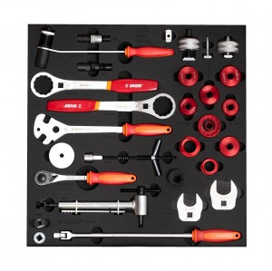 Werkzeugset Unior SOS Innelager/Kurbel rot, 26-teilig, SET2-2600AC