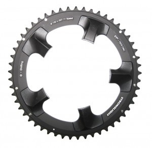 Kettenblatt Stronglight Ultegra/E 130mm, 53 Z. außen, Alu, sw, 10/11-fach