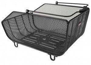 Hinterradkorb Unix Arminio Universal 44x28x20cm, schwarz, engmaschig