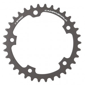 Kettenblatt Campagnolo Super Record 110mm,34Z,Alu,sw,5-Arm,Innen,2x11-fach