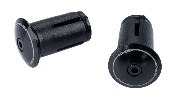 CONTEC CT LENKERSTOPFEN DUO.PLUG PRO ALUMINIUM SCHWARZ