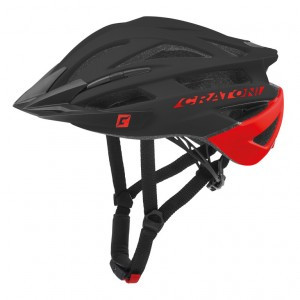 Fahrradhelm Cratoni Agravic (MTB) schwarz/rot matt, Gr. L/XL (58-62cm)