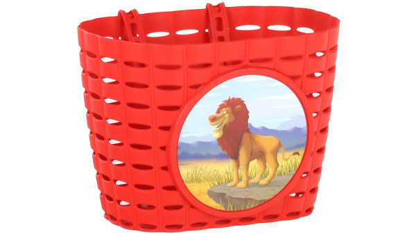 WIDEK KINDERKORB ANIMALS KINGDOM, ROT