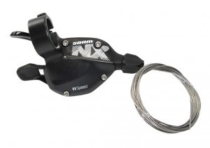 Trigger-Schalter SRAM NX 11-fach, rechts, schwarz, mit Klemme