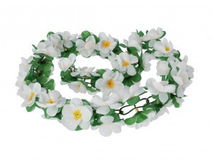 BASIL BLUMENGIRLANDE WEISS