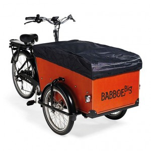 Regenschutzplane Babboe schwarz, für Big/Dog