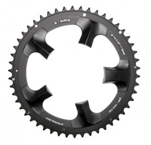 Kettenblatt Stronglight Dura-Ace/E 110mm, 50 Z. außen, ct² Alu, sw, 10/11-f