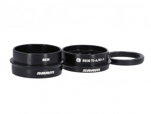 Innenlager SRAM DUB BB30 83mm, Alu, schwarz, Road