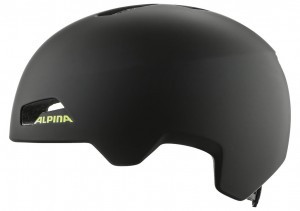 Fahrradhelm Alpina Hackney schwarz/neongelb matt, Gr.47-51