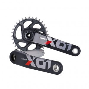 KRG SRAM X01 Eagle 170mm,32Z,Alu/Carb,rot,DM,12-f.,X-Sync2