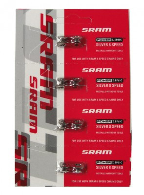 Kettenverschlussglied SRAM Set/4St., silber, 6/7/8-fach, Power Link