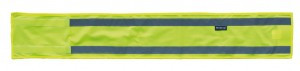 Reflexband WOWOW gelb, mit Klettverschluss, 15x95 cm