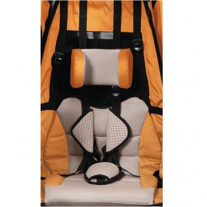 XLC Textilsitz mit Gurtsystem BS-X125 DUO S grau/beige/anthrazit