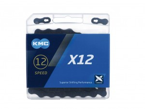 KMC KETTE X12 BLACK TECH 1/2 X 11/128 126GL GO