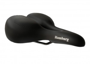 Bequemsattel P&P Hamburg 040 schwarz, Unisex, 268x255mm, ca. 669g