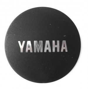 YAMAHA Logo Bezel PW/-SE/-X, links 2015/2017/2018, Yamaha Logo Silber