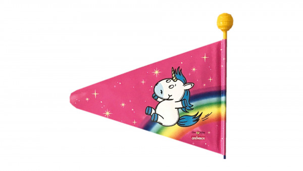 Bike Fashion SICHERHEITSWIMPEL "EINHORN" EINTEILIG