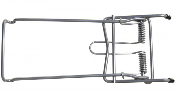 Steco FEDERKLAPPE "CLIP ON" SILBER PULVERBESCHICHTET