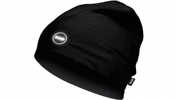 H.A.D. BEANIE HAD FLEECE SCHWARZ REFLEKTOR