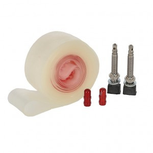 Kit-Felgenband mit Tubeless-Ventilen für 26/27,5" je 2 St.(Paar) pannensicher