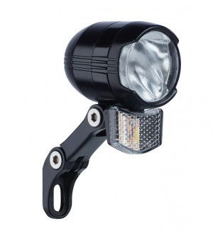 LED-Dynamo-Scheinwerfer BÜCHELl Shiny 80 Standlicht, Sensor, 80 Lux