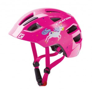 Fahrradhelm Cratoni Maxster (Kid) Einhorn/pink glanz, Gr. S/M (51-56cm)