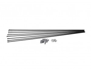 Speichenkit DT Swiss HX 1501 Spline 27,5 MY 19-22, VR + HR, schwarz