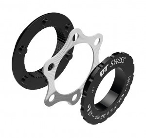 ADAPTER DT DISC 5 / 9 / 12MM ROAD VON CENTER LOCK AUF 6-LOCH